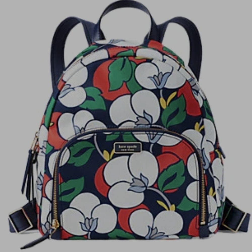 Kate Spade Navy Floral Backpack